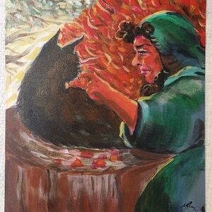 Original Acrylic on canvas 9x11" MPerry 25